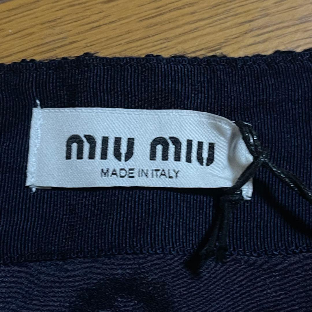 未使用 miu miu ミュウミュウ ミニ スカート ツイード サイズ38
