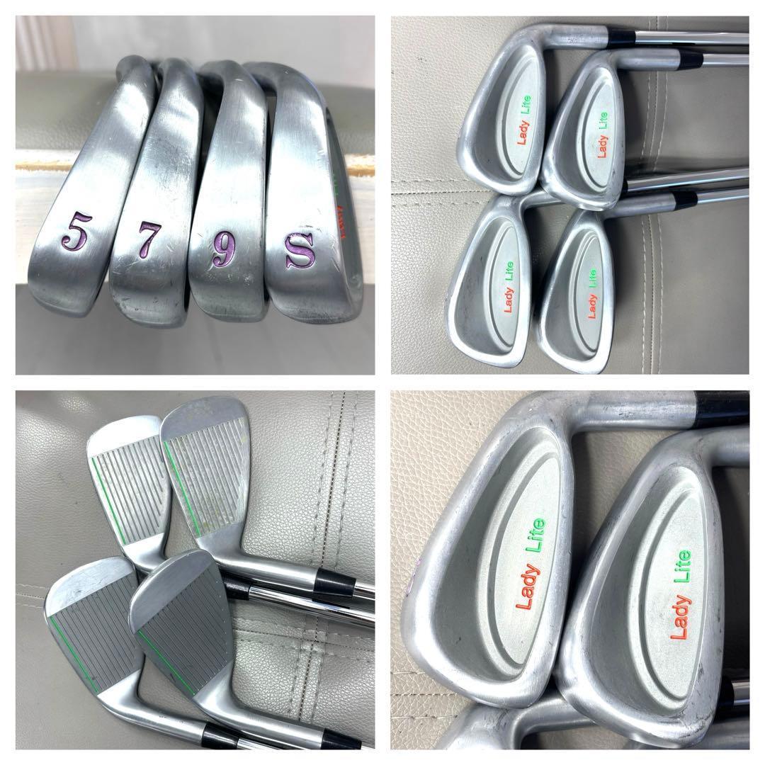 本格派 レディースゴルフクラブ 8本 ゴルフセット お試しセット 初心者向け