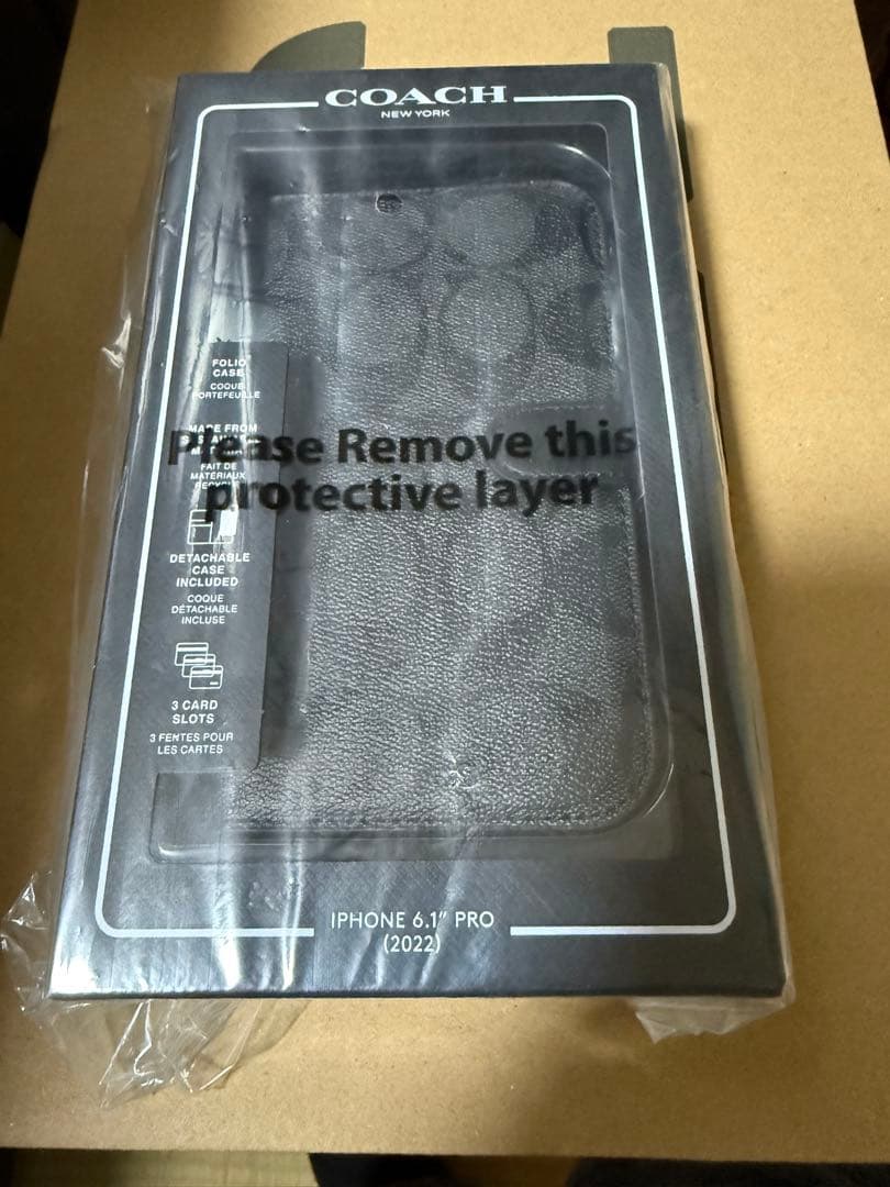 COACH 手帳型iPhone１４proスマホケース