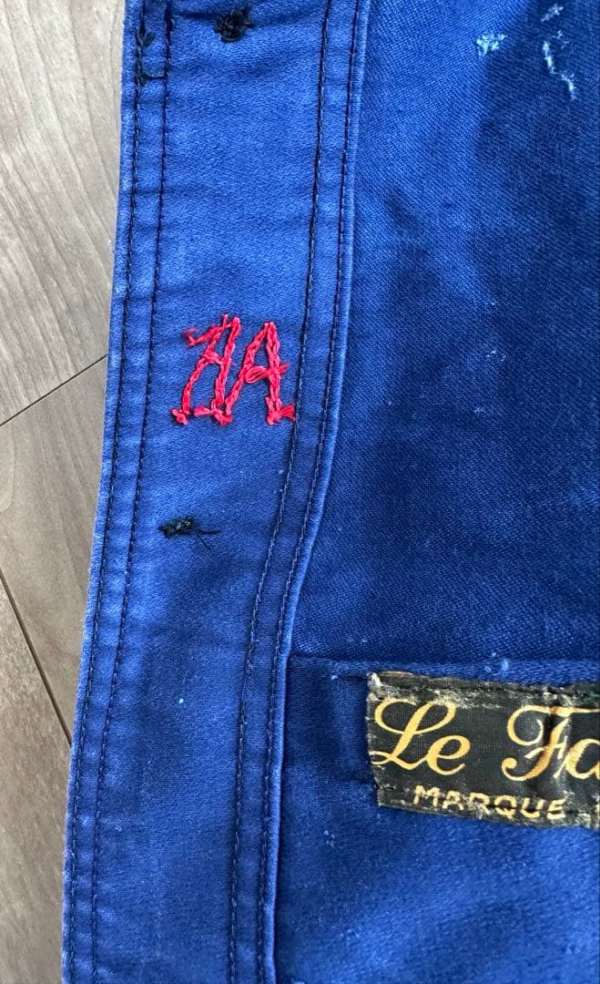 1940-50年代 Le Favori ブルーモールスキンワークジャケット