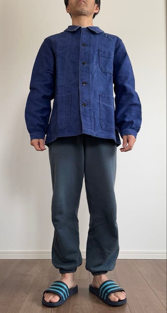 1940-50年代 Le Favori ブルーモールスキンワークジャケット