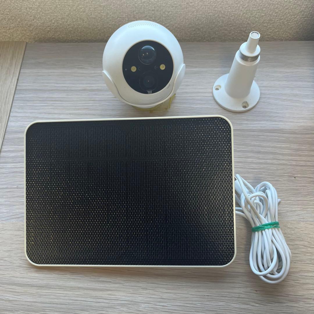 使用期間少　Switchbot 屋外カメラ　ソーラーパネルセット