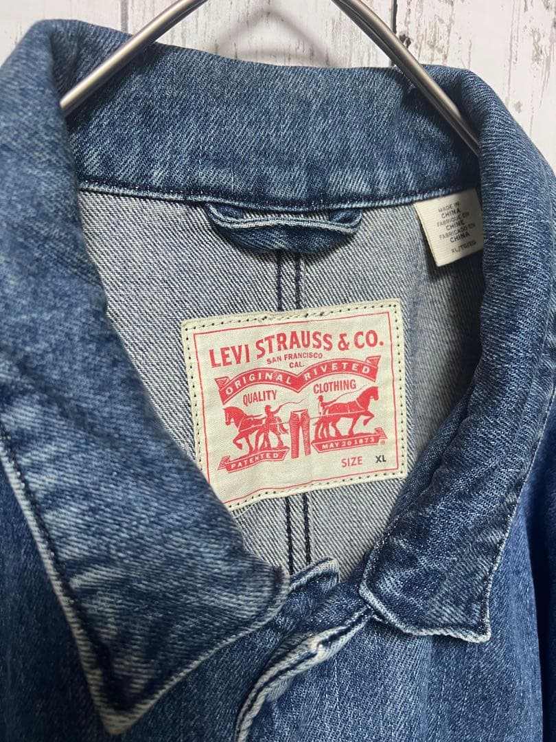 ☆美中古・良色☆リーバイス カバーオール サイズ：ＸＬ　ジージャン LEVI’S