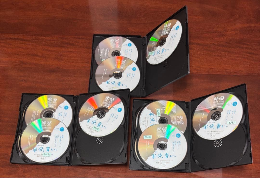 ケース付 連続テレビ小説 半分、青い 全巻完結セット dvd 永野芽郁