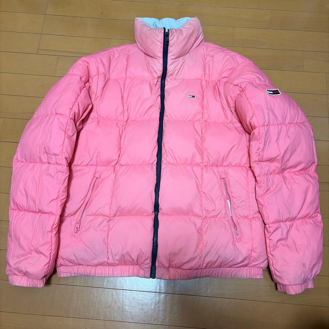  ／トミーヒルフィガー　ダウンジャケット　リバーシブル　Lサイズ