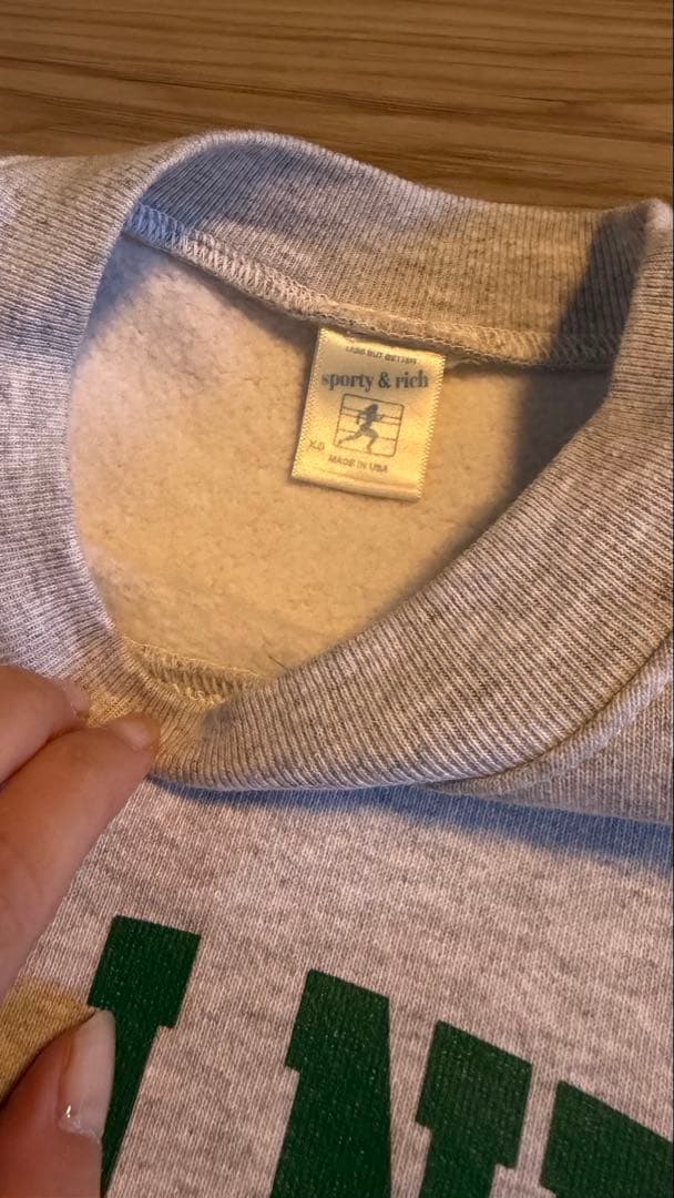 Sporty & Rich ウェルネスロゴ スウェット