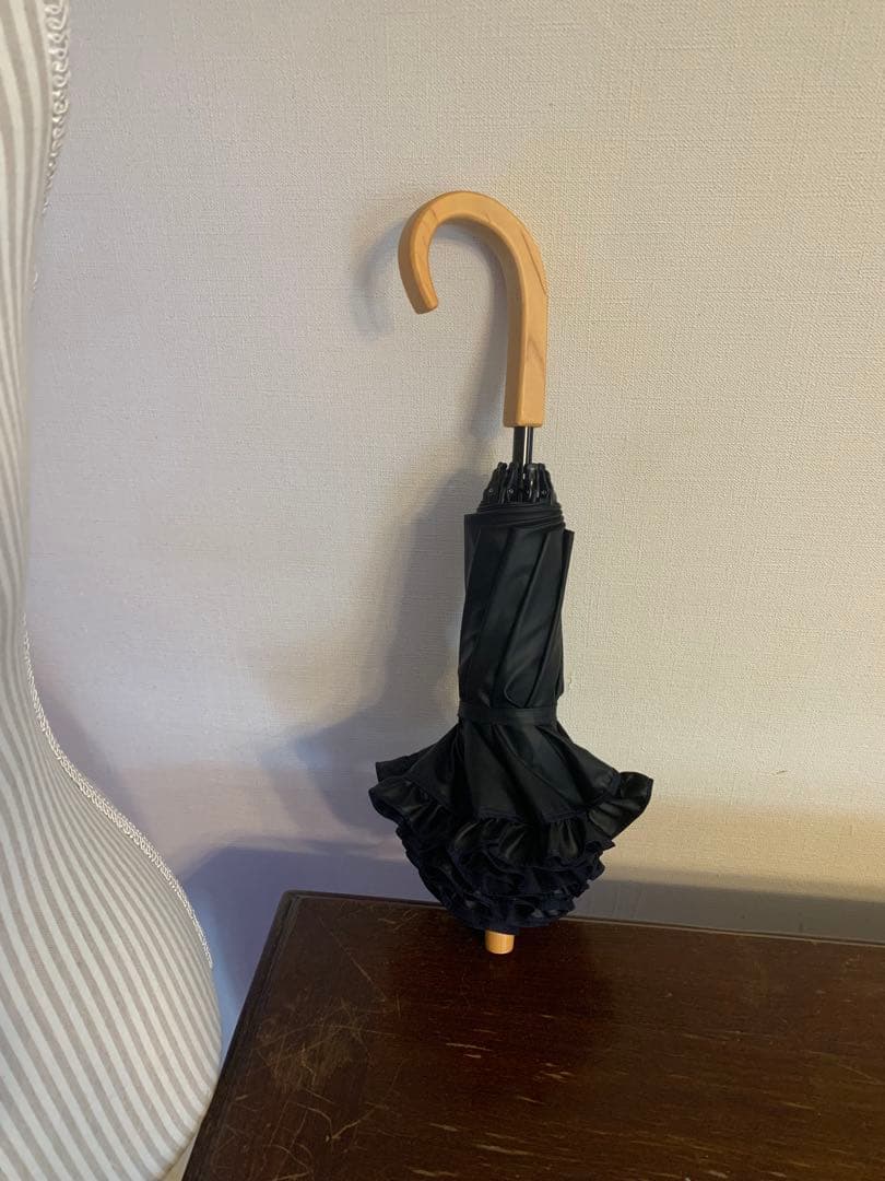 サンバリア　2段折りたたみ日傘　ネイビー