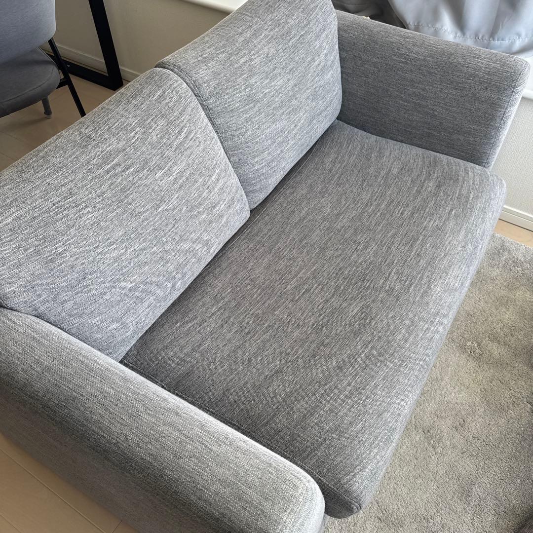 2人掛け布張りソファ（NポケットA3 DR-GY）ニトリ