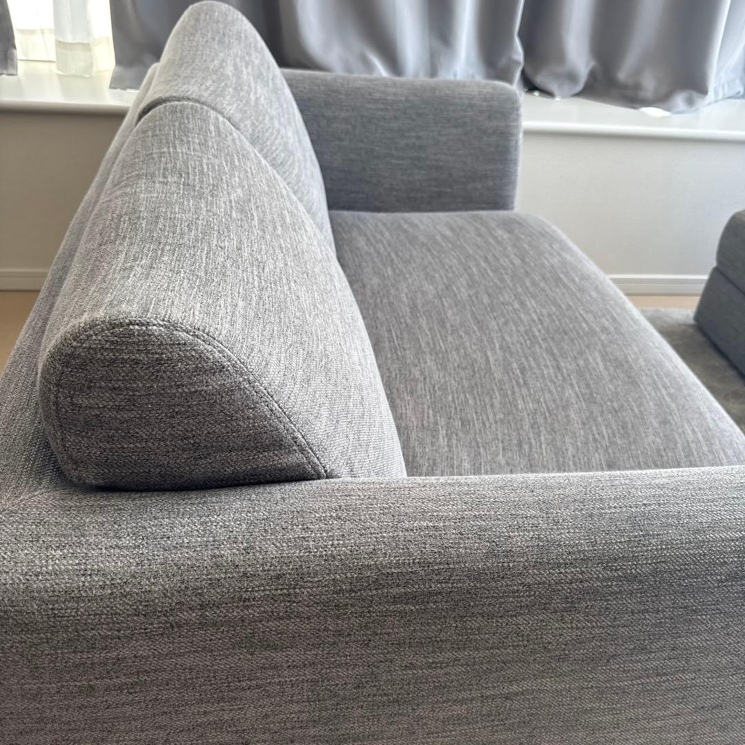 2人掛け布張りソファ（NポケットA3 DR-GY）ニトリ