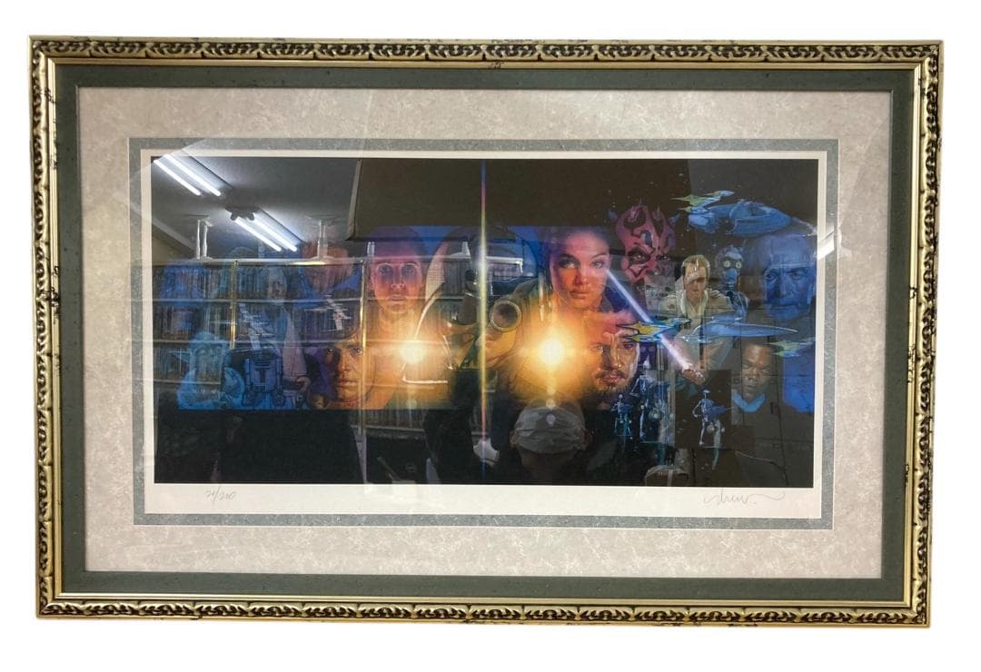 ★証明書・直筆サイン入り★ ドゥルー ストゥルーザン絵画 スターウォーズ2000