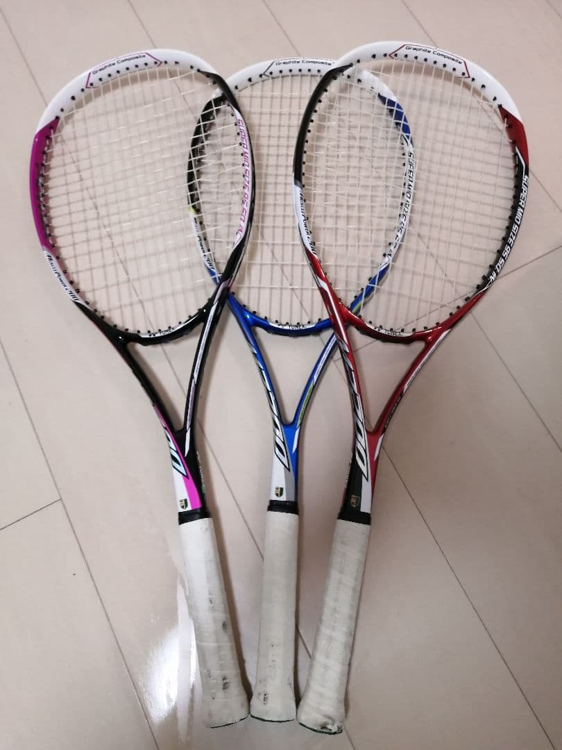 [3本セット]　YONEX 軟式テニスラケット　マッスルパワー200