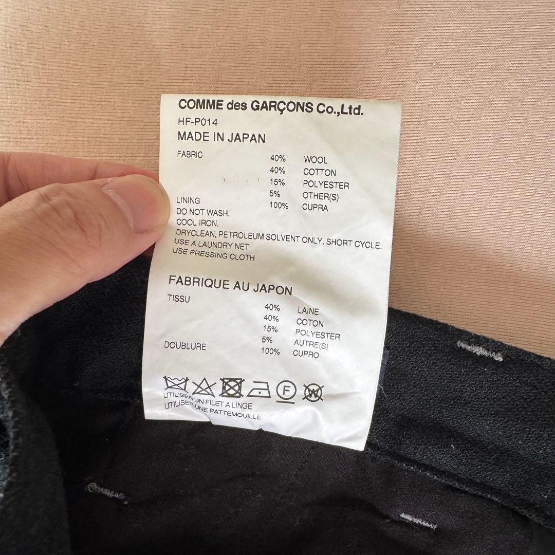 COMME DES GARCONS ギャルソン　サムエル　パンツ　ブラック　S