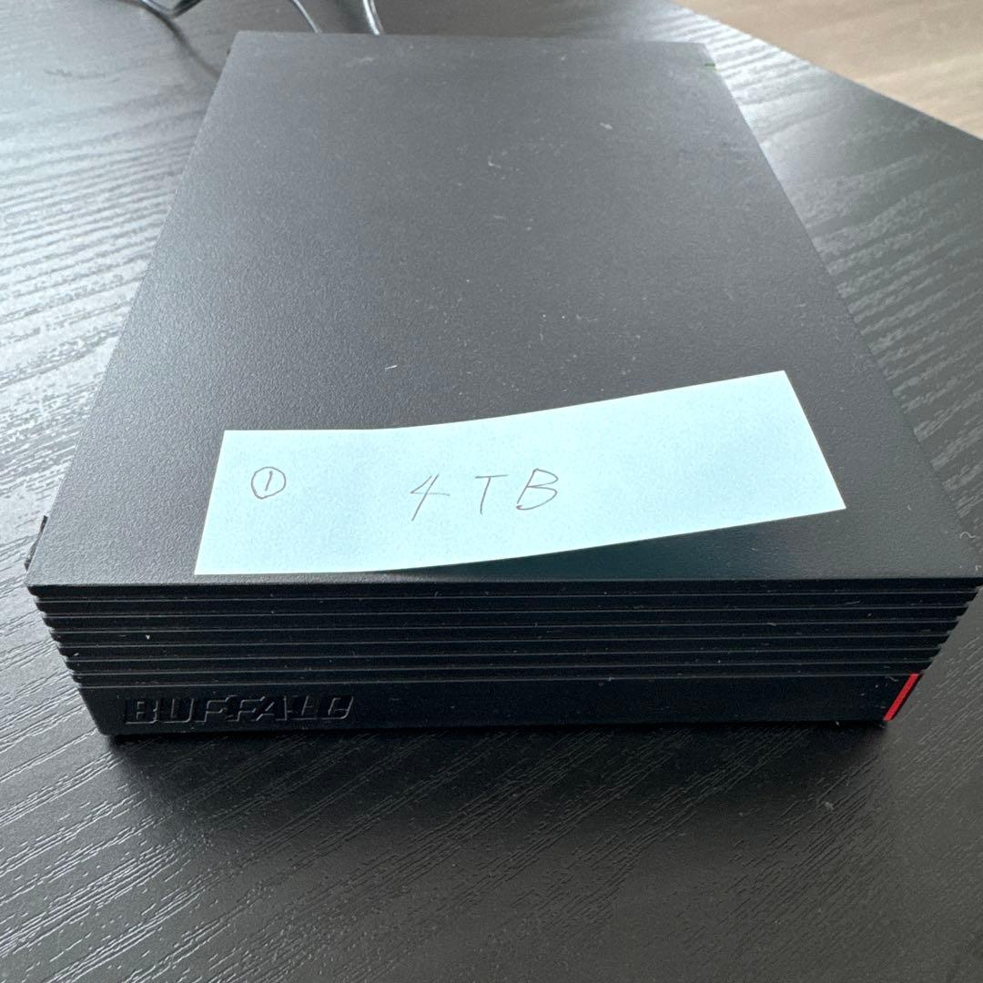 バッファロー　4TB 外付けハードディスク