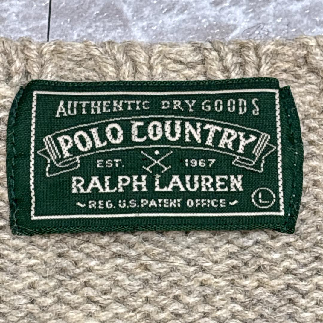 希少 Ralph Lauren Polo Country ニット セーター L