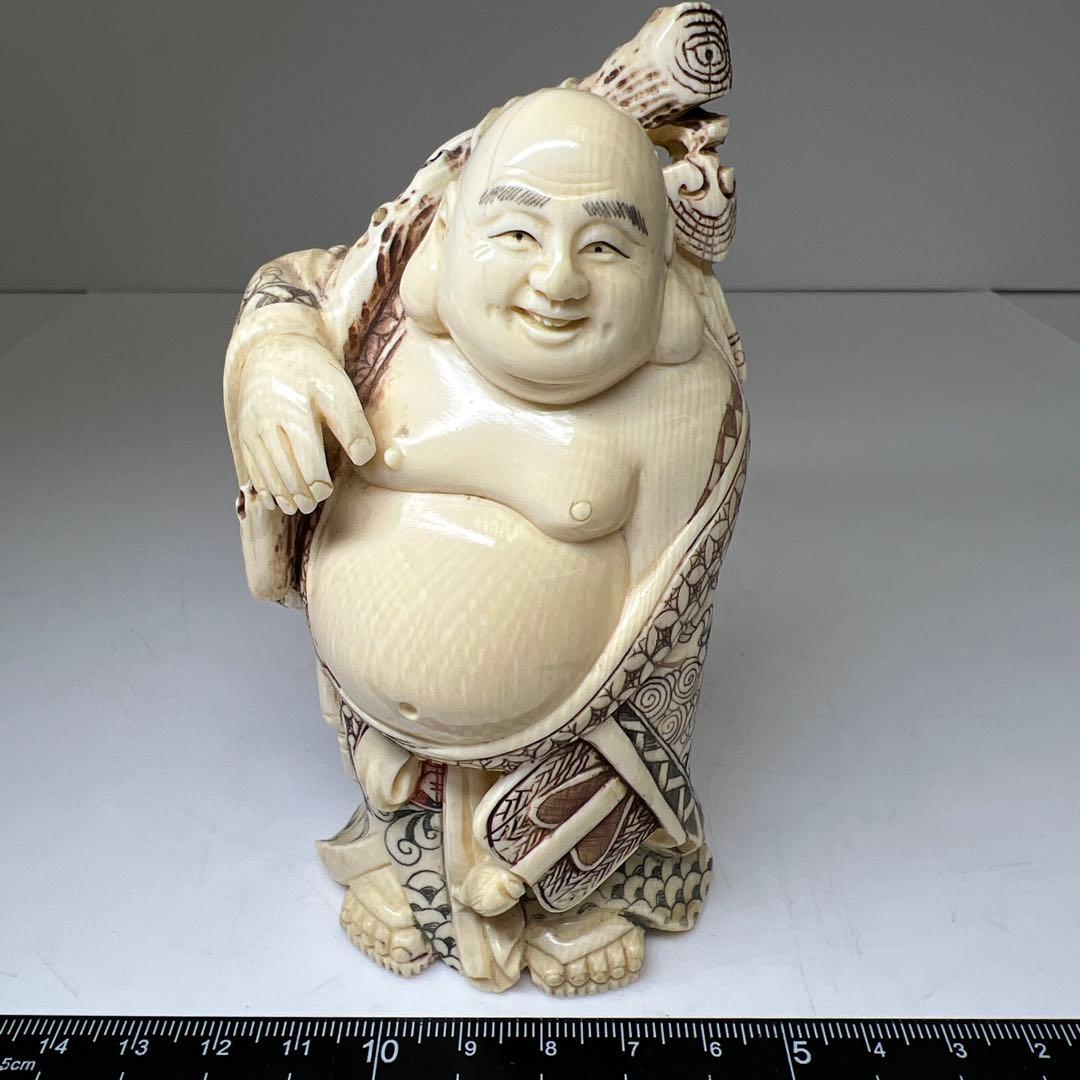 極上布袋　261g/高さ11.8㎝　東Y8-0114☆2F