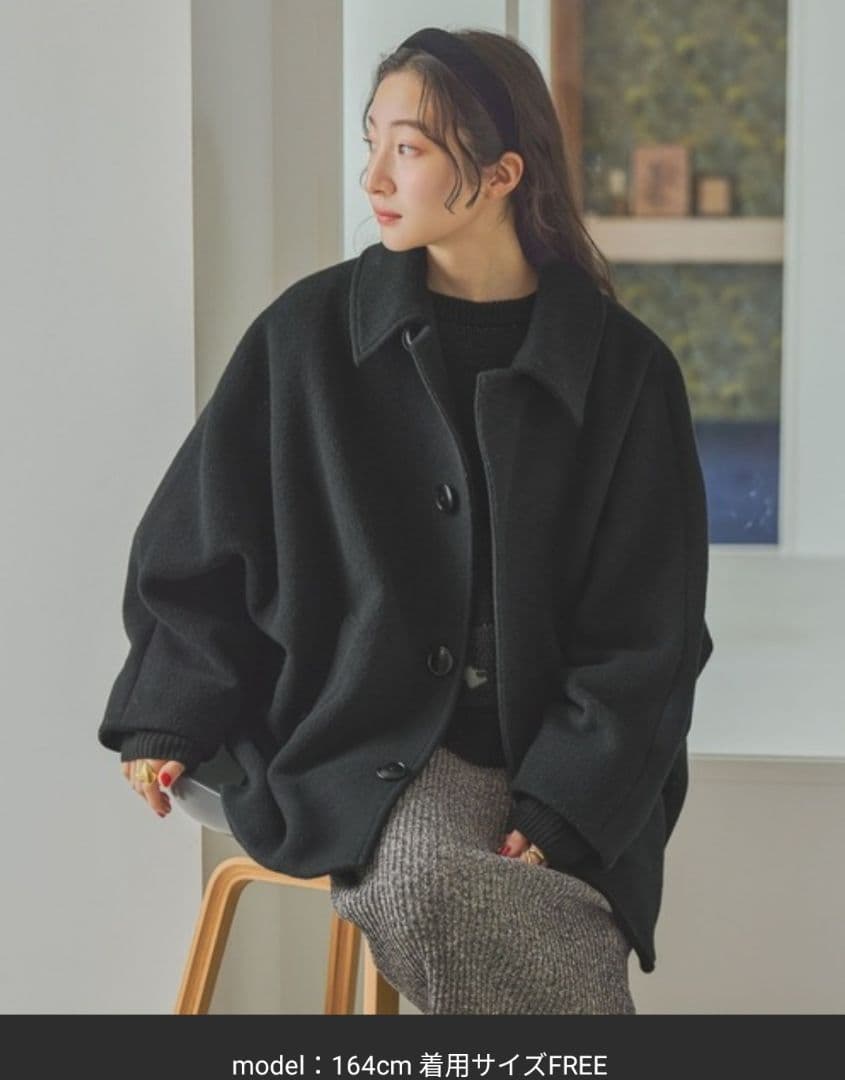 新品☆ニコアンド ライトモッサドルマンジャケットコート