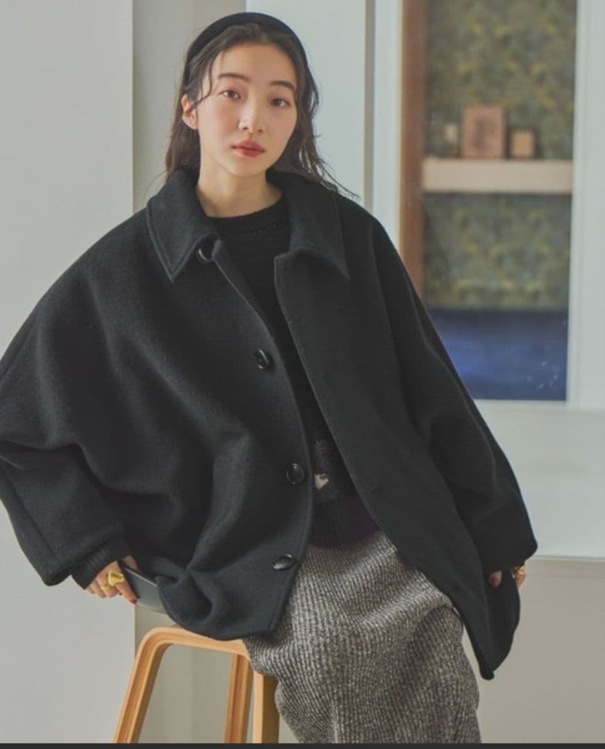 新品☆ニコアンド ライトモッサドルマンジャケットコート