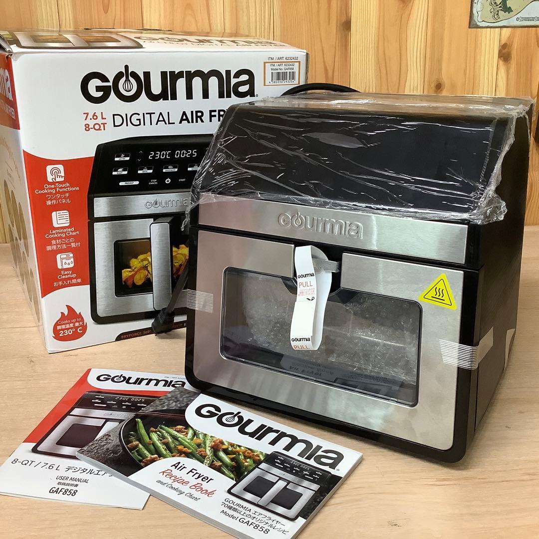 GOURMIA 窓付き デジタルエアーフライヤー7.6L GAF858　※326