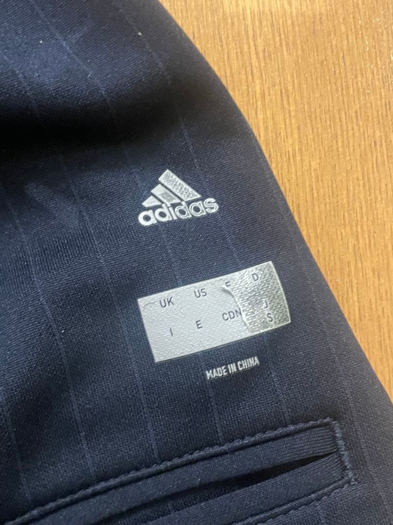 超貴重 adidas セットアップスーツ　ストライプ　オリジナルモデル ネイビー