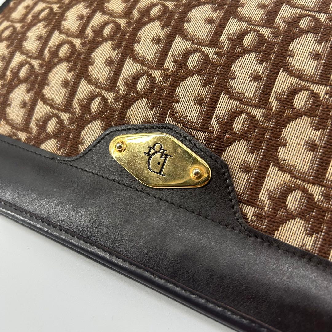 美品✨クリスチャンディオール トロッター ゴールド金具 クラッチバッグ