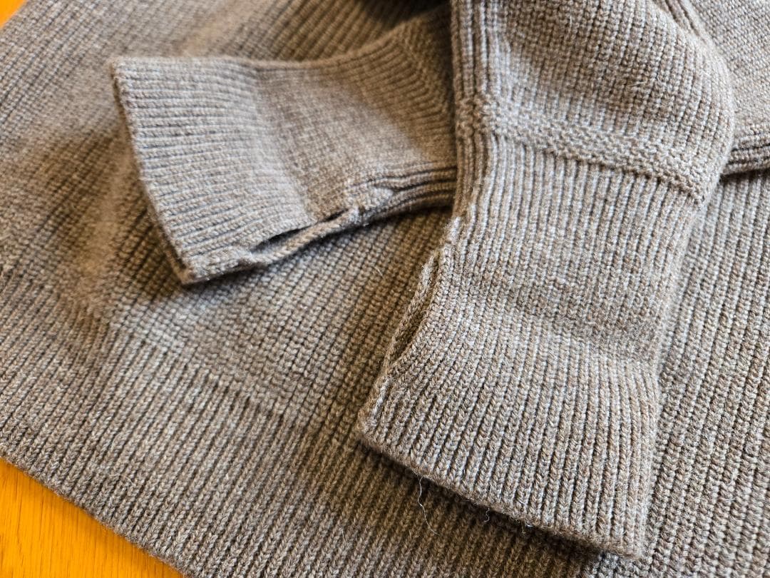 ANDERSEN-ANDERSEN 5Gクルーネック ナチュラルトープ サイズS