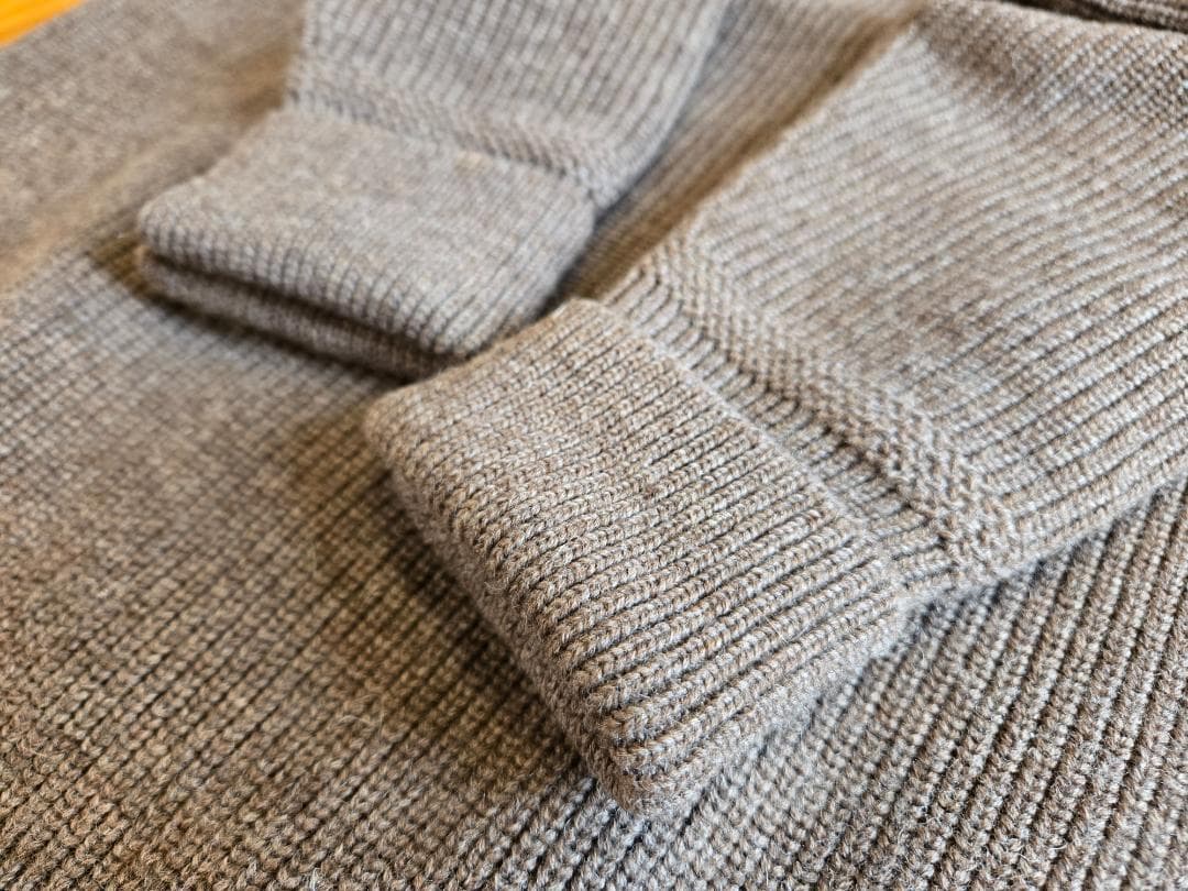 ANDERSEN-ANDERSEN 5Gクルーネック ナチュラルトープ サイズS