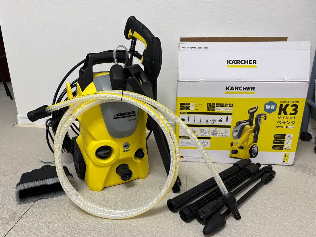 【美品】ケルヒャー　K3 サイレントベランダ　高圧洗浄機　50hz 東日本