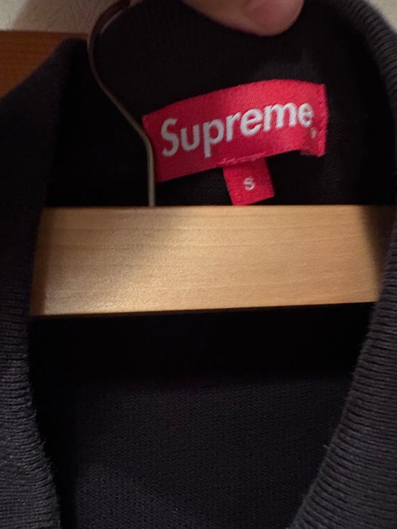 トップス Supreme dashes zip up knit polo