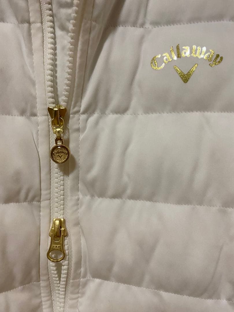 Callaway レディース ゴルフ キルティングジャケット 白サイズM