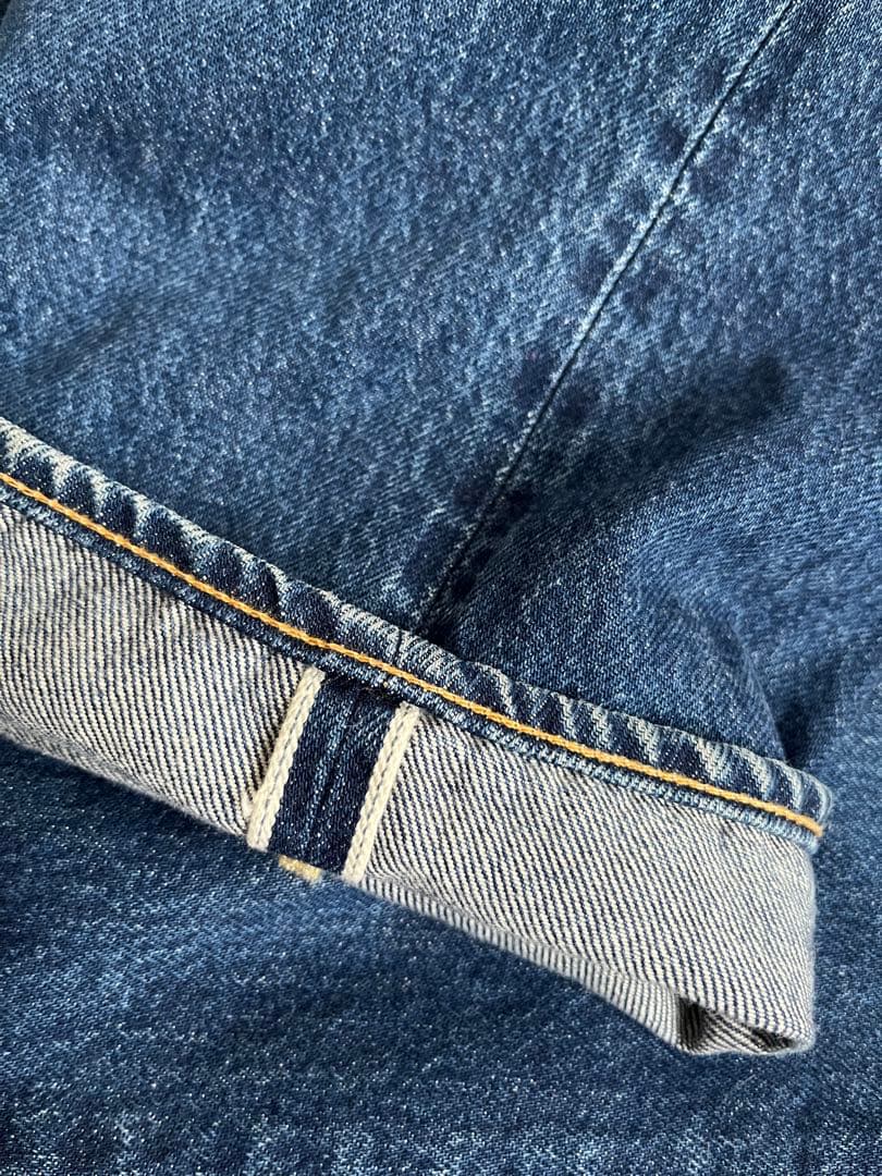 日本製　H BEAUTY&YOUTH セルビッチデニム　インディゴブルー　岡山