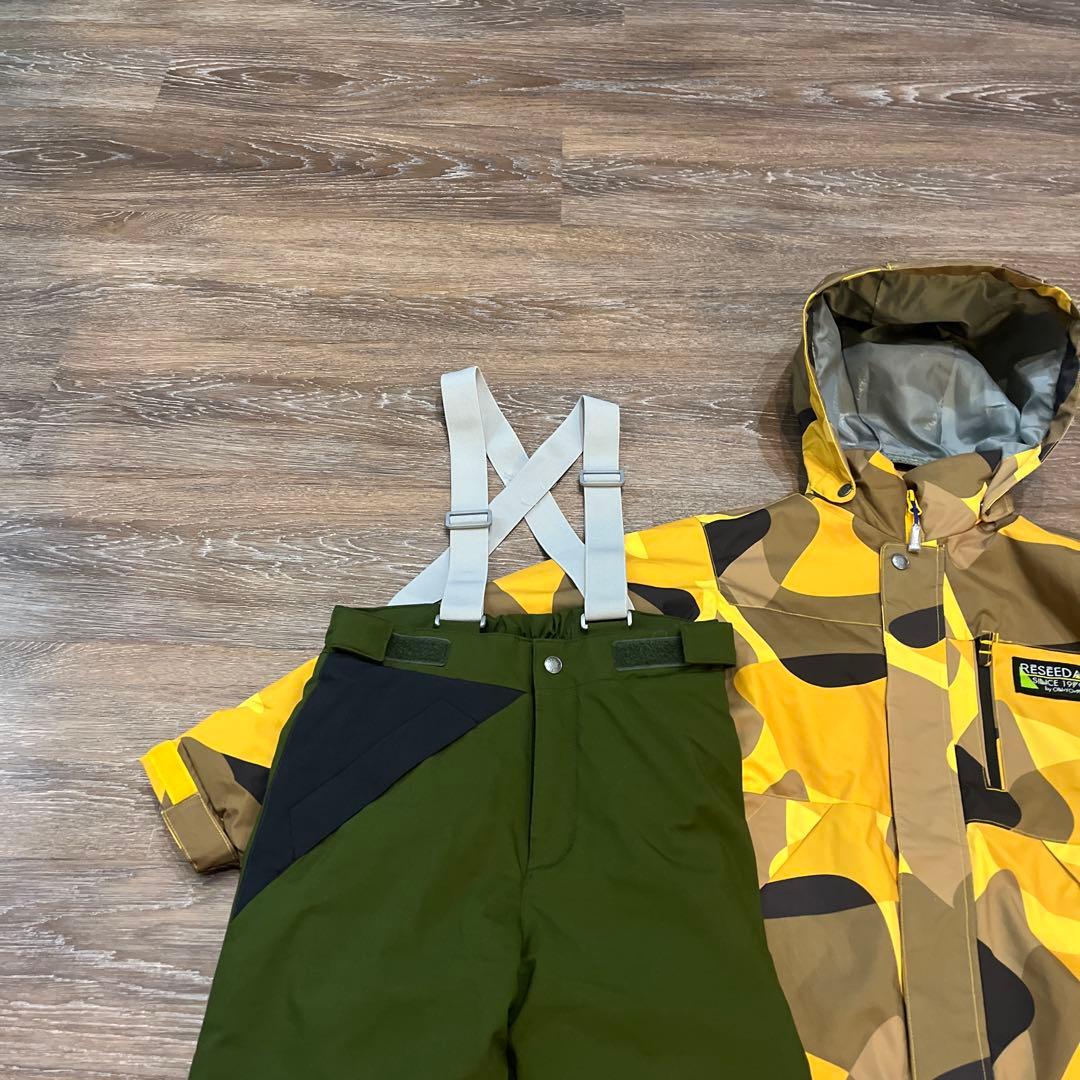 レセーダ　オンヨネ　美品　セットアップ　スキーウェア　140 男の子　女の子