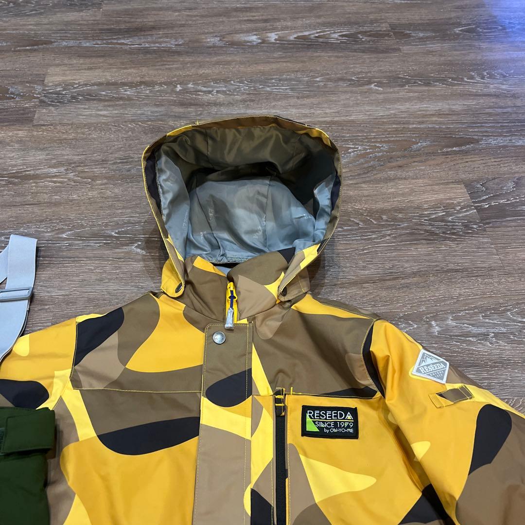 レセーダ　オンヨネ　美品　セットアップ　スキーウェア　140 男の子　女の子