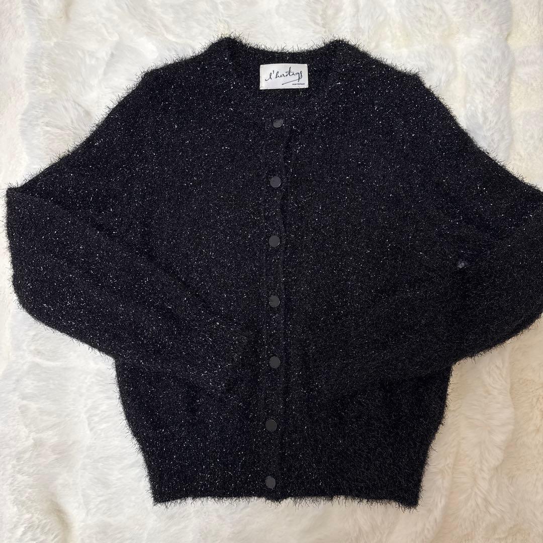 新品未使用♡マルティニーク♡スパークルモールカーディガン♡レリタージュ