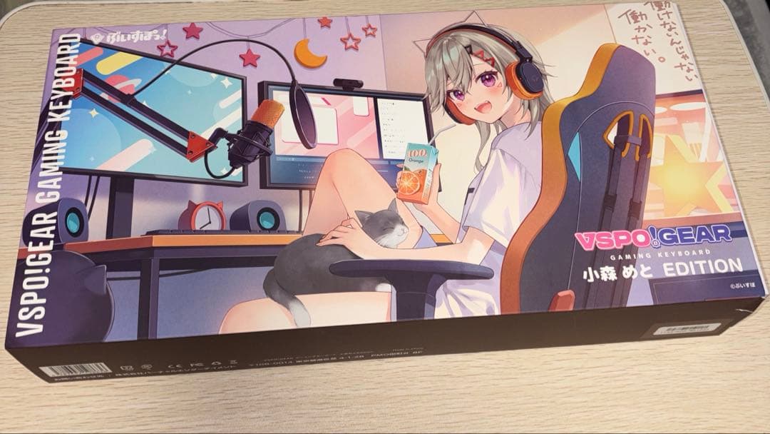 VSPO!GEAR ゲーミングキーボード 小森めとEDITION