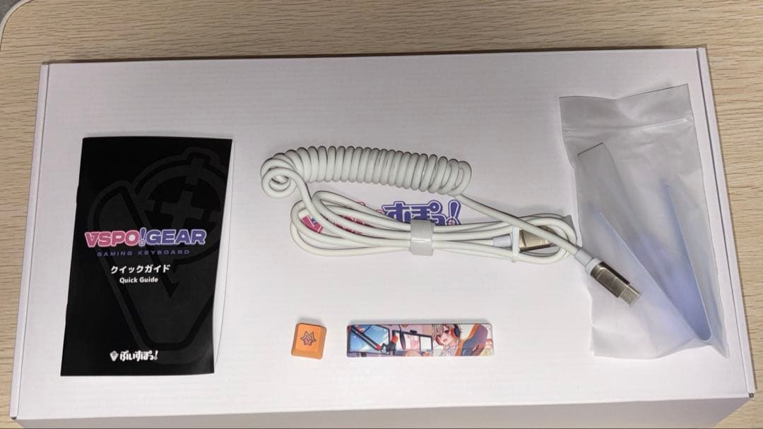 VSPO!GEAR ゲーミングキーボード 小森めとEDITION