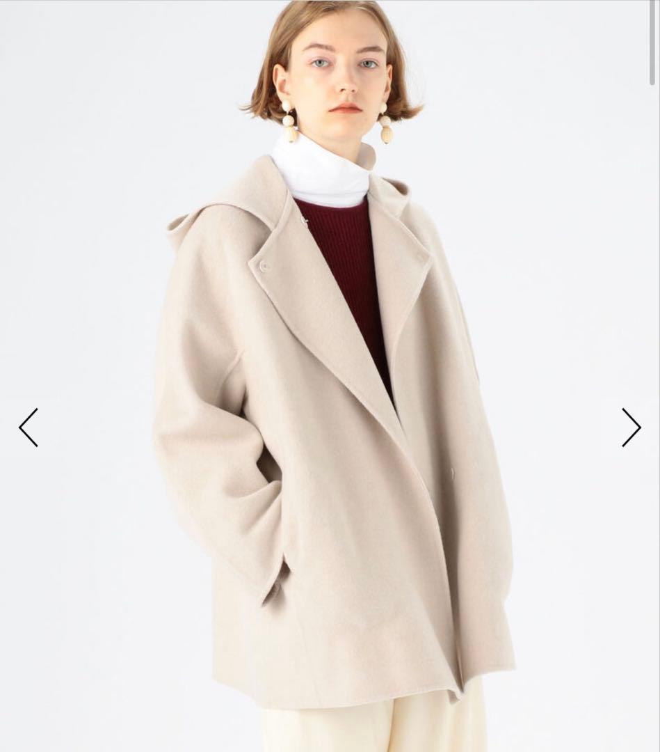 BALLSEY プレミアムウールリバーフーデッドショートコート　36