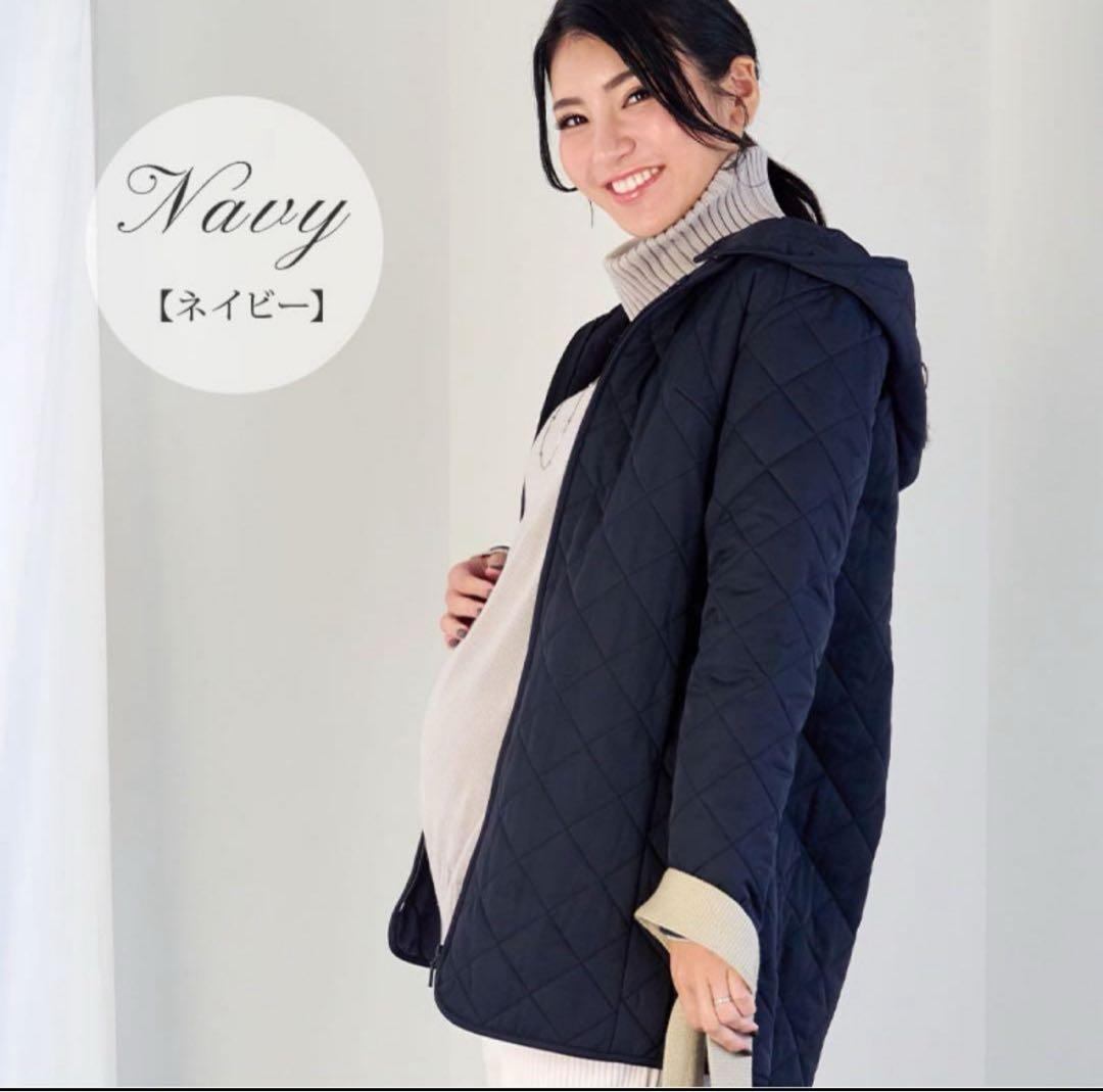 sweet mommyママコート おんぶ 抱っこ ダッカー付ネイビー
