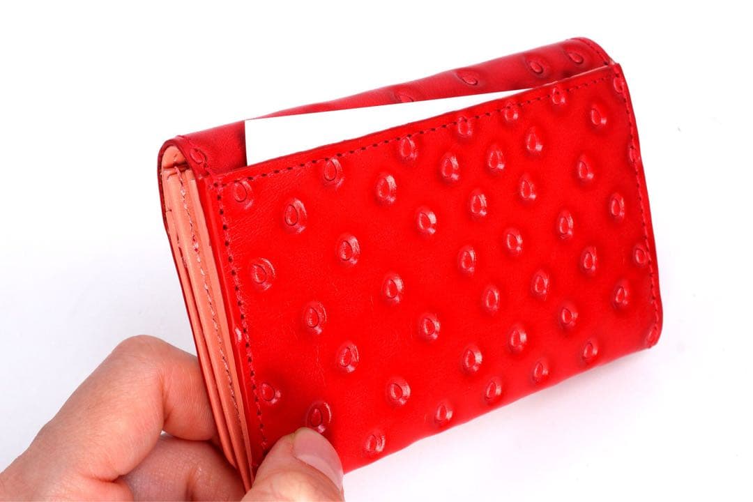 いちごなビジネス名刺入れ（牛革製）