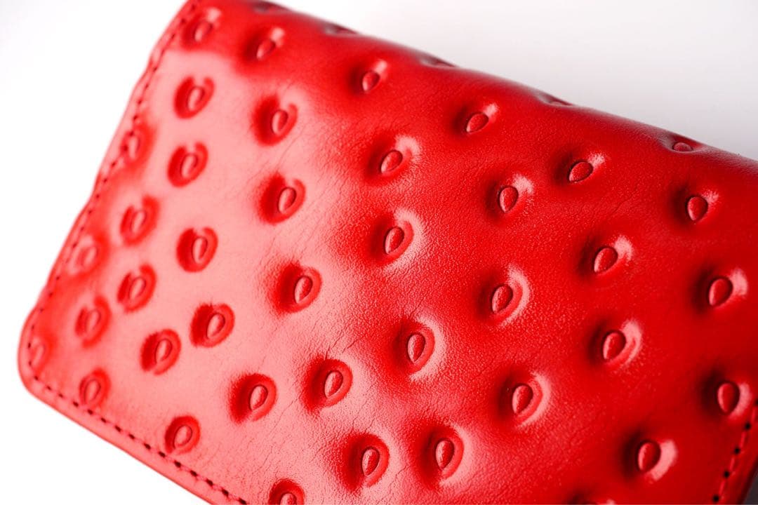 いちごなビジネス名刺入れ（牛革製）