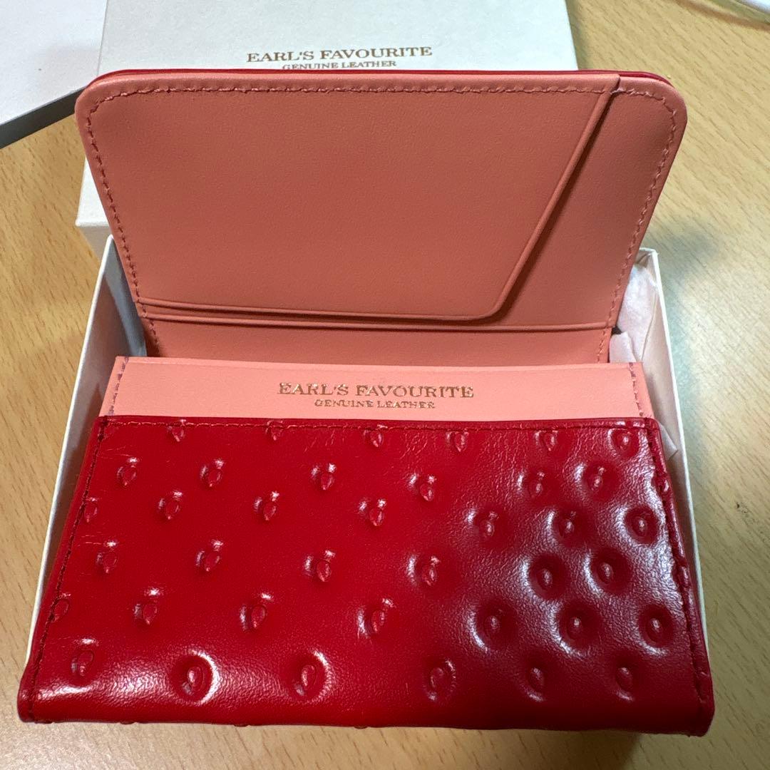 いちごなビジネス名刺入れ（牛革製）