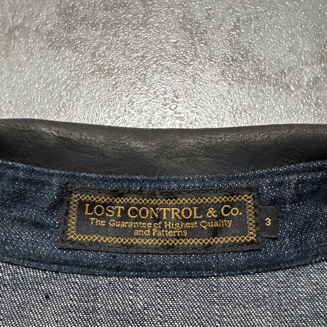 ロストコントロール　ルード　襟レザー　オーバーオール　つなぎ　　チバユウスケ