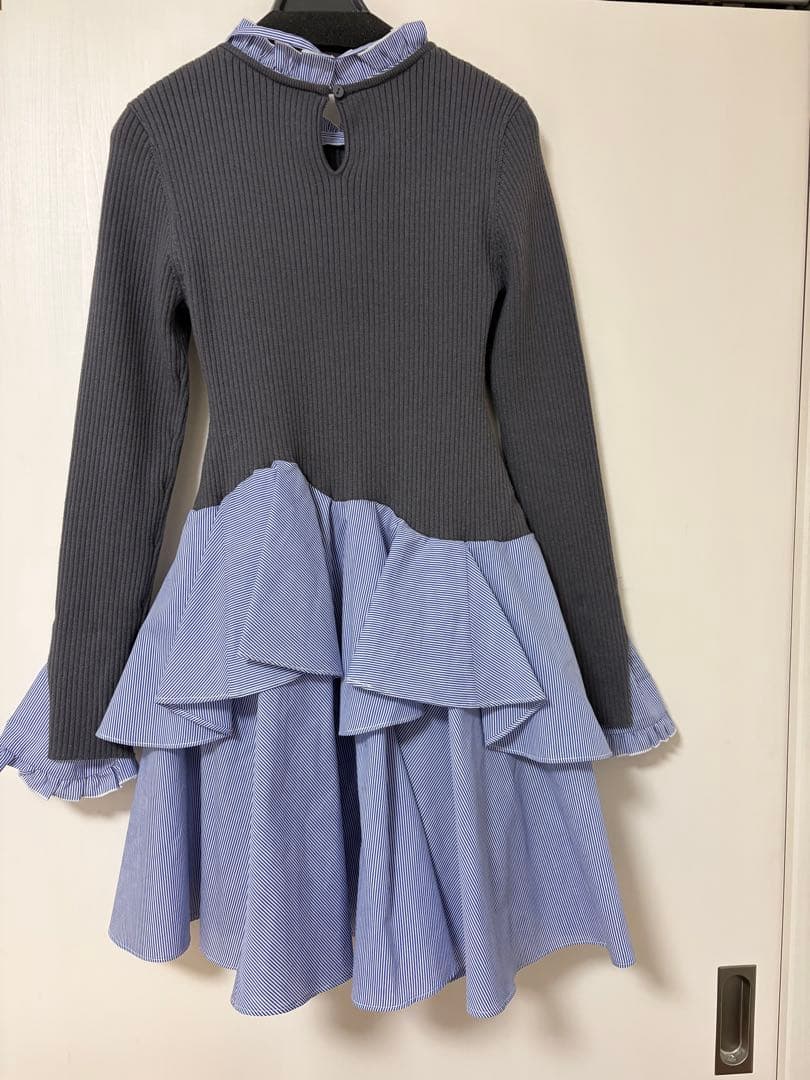 し*꙳様 スナイデル　Sustainableドッキングミニニットワンピース　ST