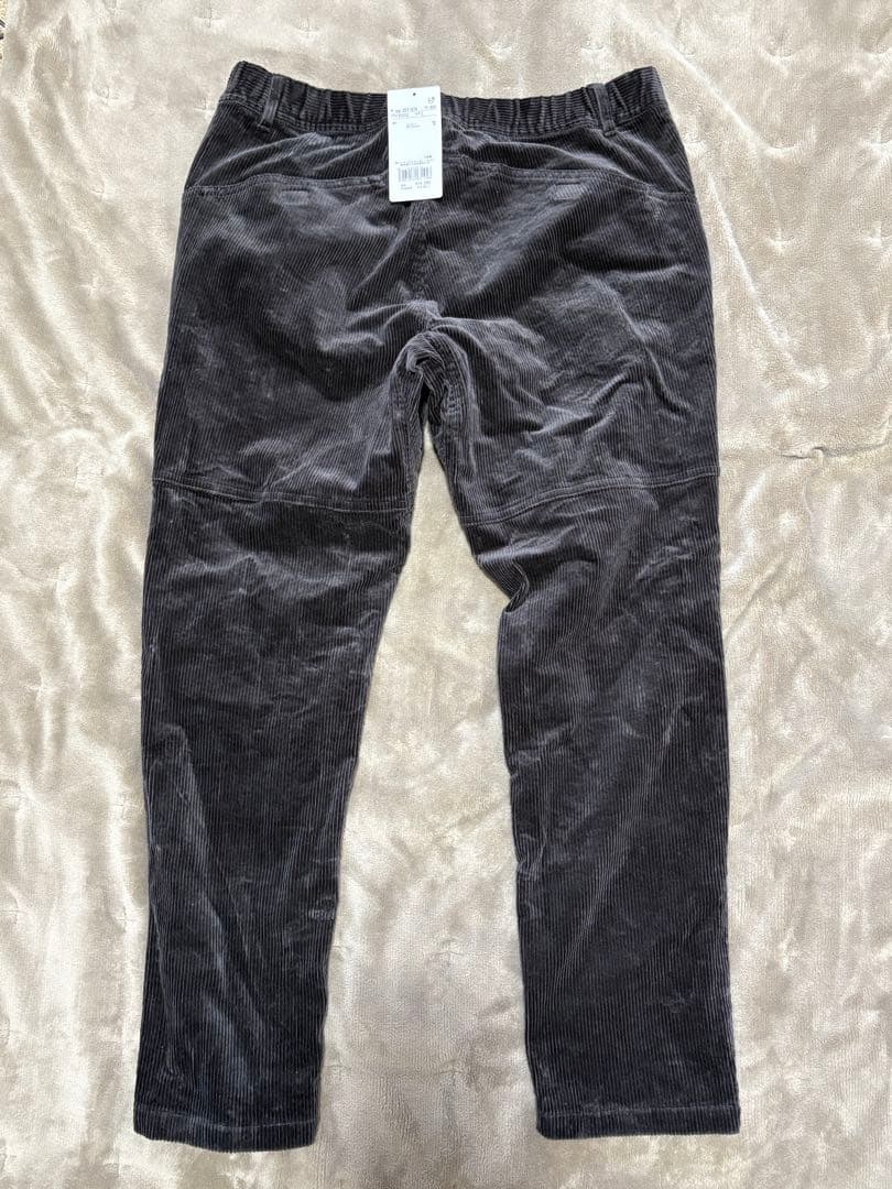 オリーブ・チャコールグレー スラックス L