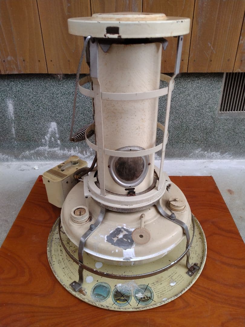 ジャンク　Aladdin アラジン石油ストーブブルーフレームヒーター 円筒形