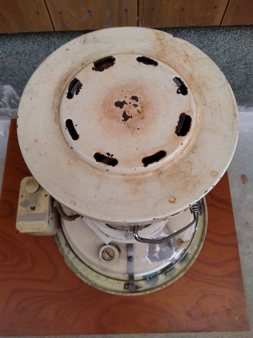 ジャンク　Aladdin アラジン石油ストーブブルーフレームヒーター 円筒形