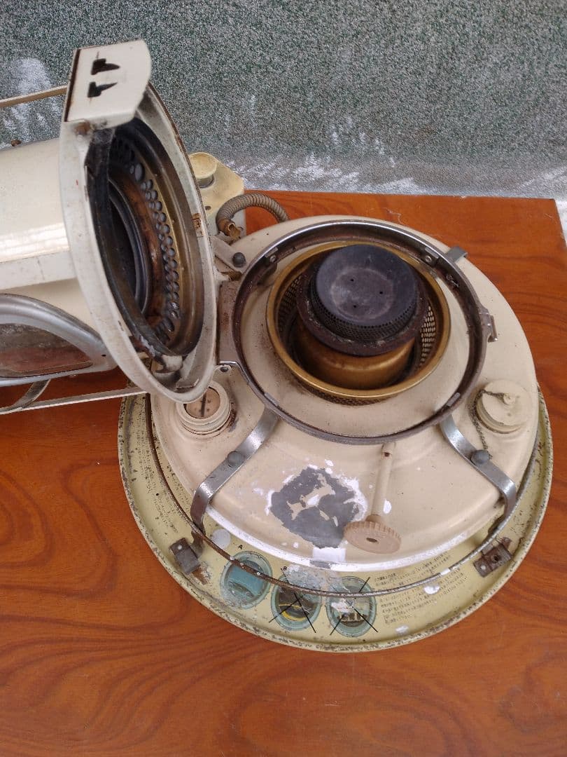 ジャンク　Aladdin アラジン石油ストーブブルーフレームヒーター 円筒形