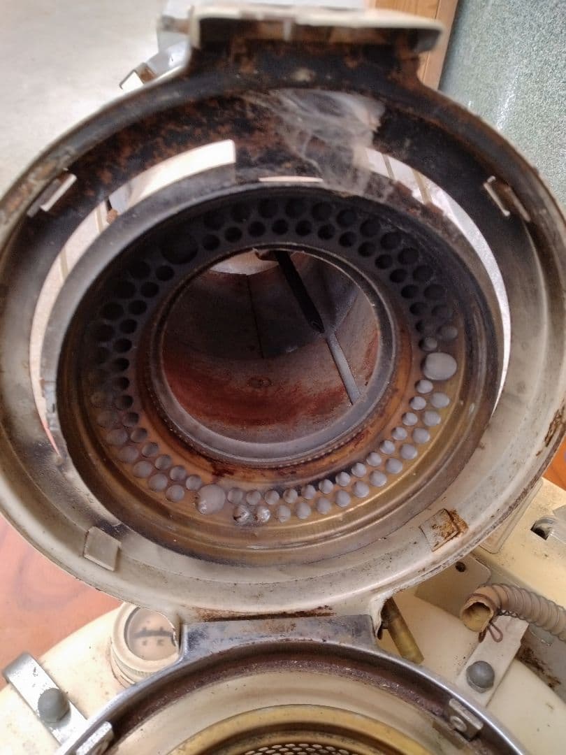 ジャンク　Aladdin アラジン石油ストーブブルーフレームヒーター 円筒形