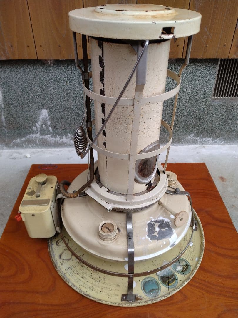 ジャンク　Aladdin アラジン石油ストーブブルーフレームヒーター 円筒形