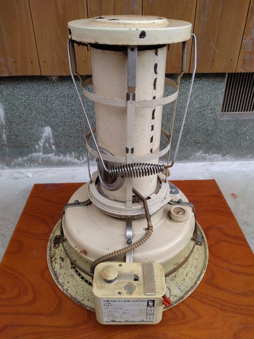 ジャンク　Aladdin アラジン石油ストーブブルーフレームヒーター 円筒形