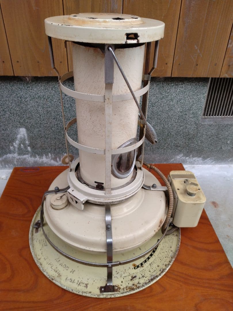 ジャンク　Aladdin アラジン石油ストーブブルーフレームヒーター 円筒形